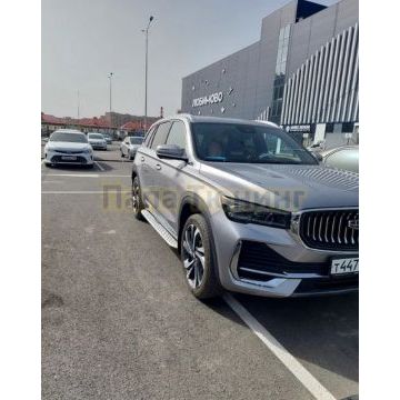 Пороги OEM Style для Geely Monjaro 2021-