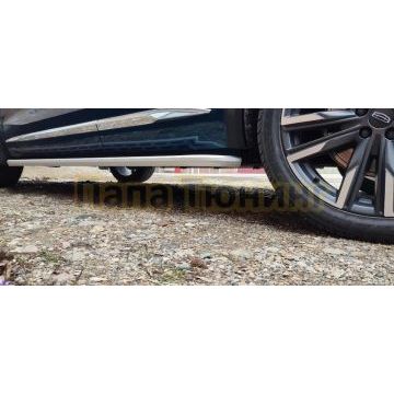 Пороги OEM Style для Geely Monjaro 2021-