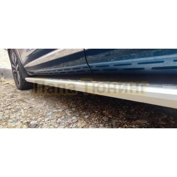 Пороги OEM Style для Geely Monjaro 2021-