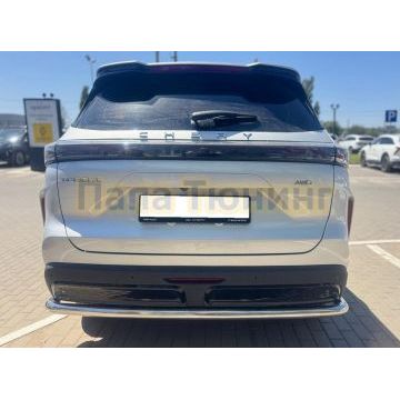 Защита заднего бампера угловая большая Папа Тюнинг d60 для Chery Tiggo 7L 2025-