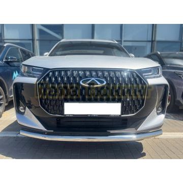 Защита переднего бампера  Папа Тюнинг d60 для Chery Tiggo 7L 2025-
