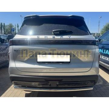 Защита заднего бампера Папа Тюнинг d60 для Chery Tiggo 7L 2025-
