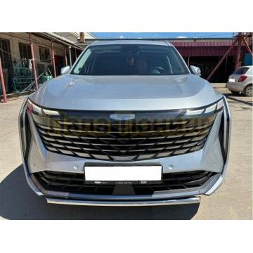 Защита переднего бампера  Папа Тюнинг d42 для Geely Atlas 2023-