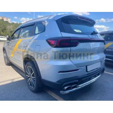 Защита заднего бампера двойная Папа Тюнинг d60/42 для XCITE X-Cross 8 2025-