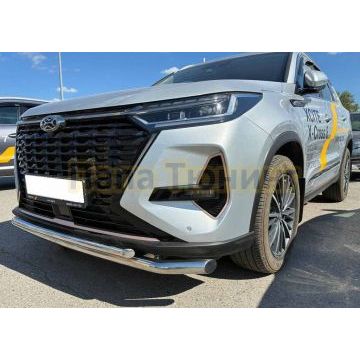 Защита переднего бампера двойная Папа Тюнинг d60/42 для XCITE X-Cross 8 2025-