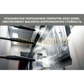 Защита картера+КПП+ комплект крепежа Автоброня сталь 2 мм для Geely Monjaro 2022- 2.0 АКПП 4WD