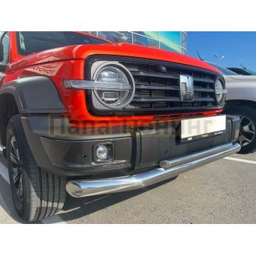 Защита переднего бампера двойная d76/42 для Tank 300 2023-