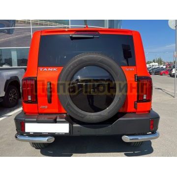 Защита заднего бампера угловая d76 для Tank 300 2023-