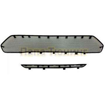 Защита радиатора Папа Тюнинг для Lada Niva Travel 2020- black верх