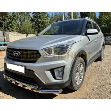 Защита переднего бампера с перемычками Папа Тюнинг d60/42 для HYUNDAI Creta 2016-