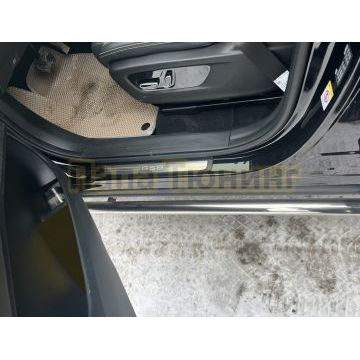 Защита штатного порога труба Папа Тюнинг d53 для GAC GS8 2025-