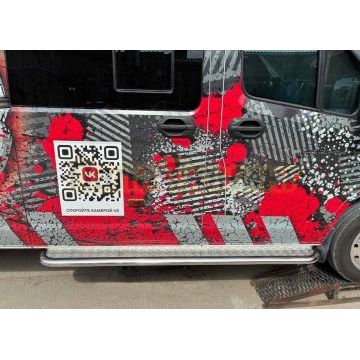 Цельнометаллическая, длин. база. Порог с накладн. листом (пассажирская сторона) Папа Тюнинг d53 для ГАЗель Next NN 2021-