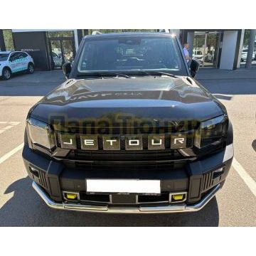 Защита переднего бампера двойная Папа Тюнинг d60/42 для JETOUR T2 2024-