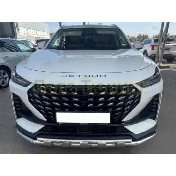 Защита переднего бампера двойная с перемычками Папа Тюнинг d60/42 для JETOUR X70 Plus 2023-