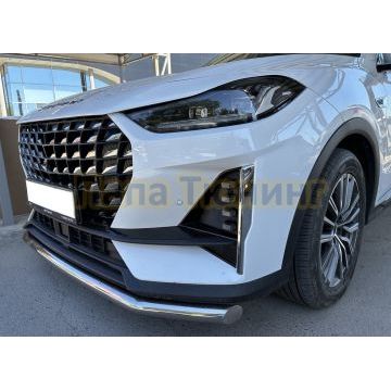 Защита переднего бампера Папа Тюнинг d60 для JETOUR X70 Plus 2023-