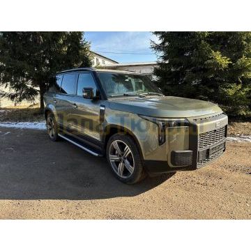 Пороги алюминиевые с пластиковой накладкой (карбон серебро) 2020 мм ТСС для Rox 01 2024-