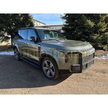 Пороги алюминиевые с пластиковой накладкой (карбон черные) 2020 мм ТСС для Rox 01 2024-