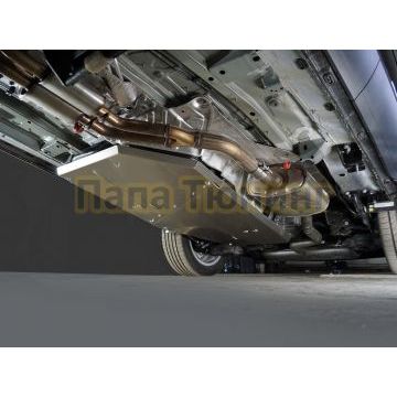 Защиты комплект (алюминий) 4мм (картер, бак) ТСС для Volkswagen Teramont Pro 2025- (Китай)