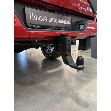 Фаркоп (Black, шар E, надпись Foton) ТСС для Foton Tunland V7 2024-