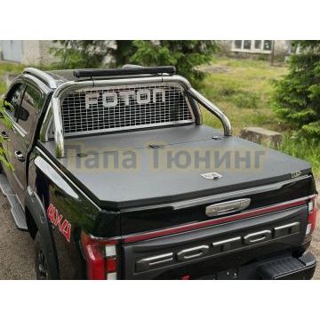 Крышка кузова (алюминий Premium Black) ТСС для Foton Tunland V7 2024-