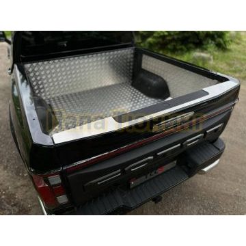 Защитный алюминиевый вкладыш в кузов автомобиля (комплект) ТСС для Foton Tunland V7 2024-
