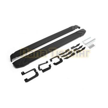 Пороги "Black Start" для Chery Tiggo 4 Pro 2023-