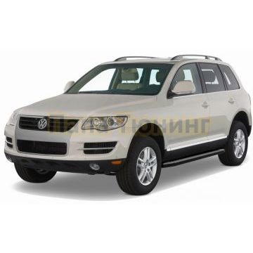 Пороги "Black" для Audi Q7 2005-2009