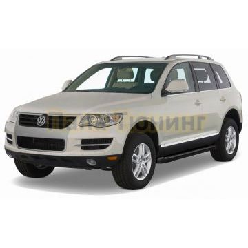 Пороги "Black Start" для Audi Q7 2005-2009