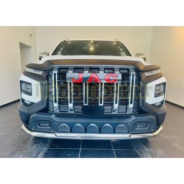 Защита переднего бампера двойная Папа Тюнинг d60/42 для Jac T9 2023-