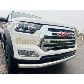 Защита переднего бампера Папа Тюнинг d76 для Jac T8 Pro 2020-