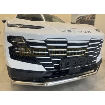 Защита переднего бампера Папа Тюнинг d60 для Jetour Dashing 2023-