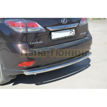 Защита заднего бампера d60 для Lexus RX270/RX350/RX450h 2009-2015