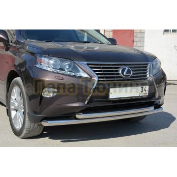Защита переднего бампера d60/60 для Lexus RX270/RX350/RX450h 2009-2015
