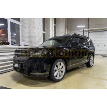 Пороги выдвижные электрические ОЕМ для Hyundai Santa Fe V 2024-