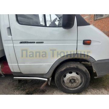 Защита штатного порога Папа Тюнинг d60 для ГАЗель ГАЗ 27057