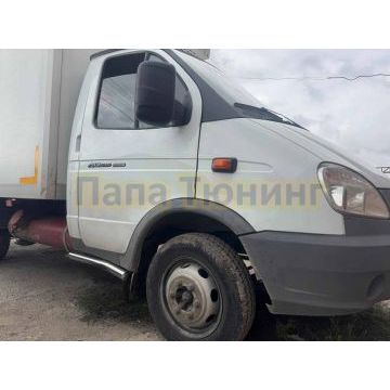 Защита штатного порога Папа Тюнинг d60 для ГАЗель ГАЗ 27057