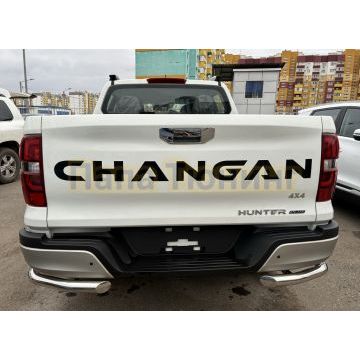 Защита заднего бампера угловая Папа Тюнинг d60 для CHANGAN Hunter Plus 2022-
