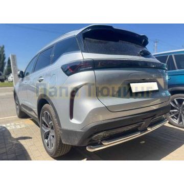 Защита заднего бампера двойная Папа Тюнинг d60/42 для TENET T7 2025-