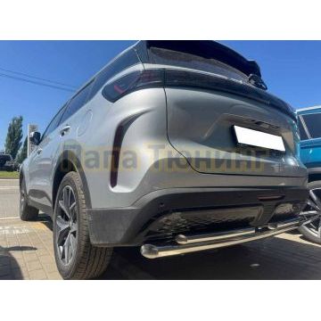 Защита заднего бампера двойная Папа Тюнинг d60/42 для TENET T7 2025-