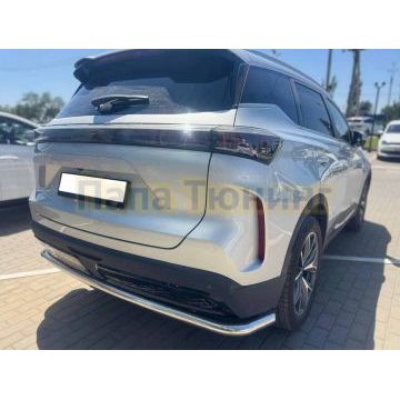Защита заднего бампера угловая большая Папа Тюнинг d60 для TENET T7 2025-