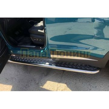 Пороги с накладным листом Папа Тюнинг d53 для TENET T7 2025-
