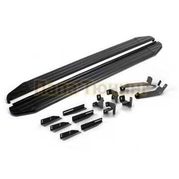 Пороги "Black" для Chery Tiggo 9 2024-/Exeed RX 2022-/Jaecoo J8 2024-