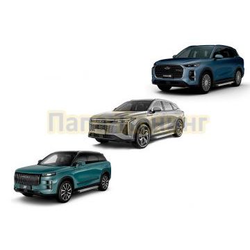 Пороги "Start" для Chery Tiggo 9 2024-/Exeed RX 2022-/Jaecoo J8 2024-