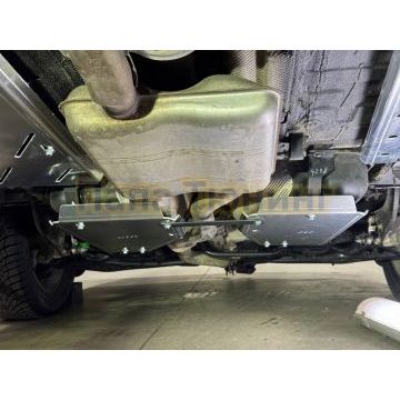 Защита бака (алюминий) 4мм 2шт ТСС для Tenet T8 4WD 2025- Защита бака (алюминий) 4мм 2шт ТСС для Tenet T8 4WD 2025-