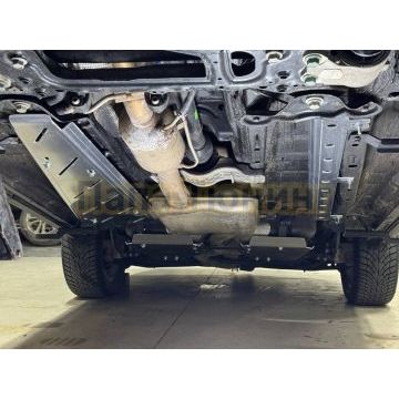 Защита трубок кондиционера (алюминий) 4мм ТСС для Tenet T8 4WD 2025-