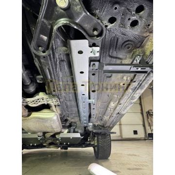 Защита трубок кондиционера (алюминий) 4мм ТСС для Tenet T8 4WD 2025-