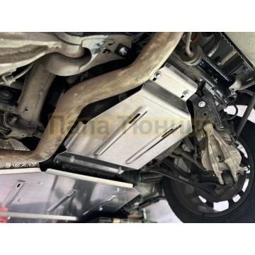 Защита заднего электромотора (алюминий) 4мм ТСС для Lynk&Co 900 2025-