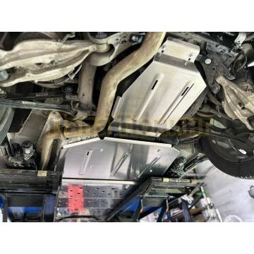 Защита заднего электромотора (алюминий) 4мм ТСС для Lynk&Co 900 2025-