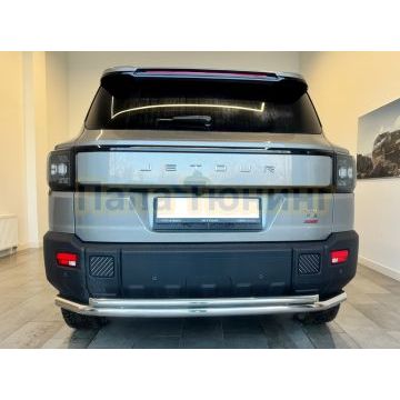 Защита заднего бампера двойная Папа Тюнинг d60/42 для JETOUR T1 2025-
