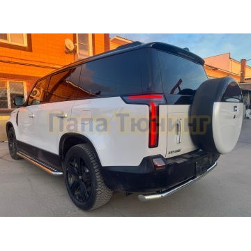 Защита заднего бампера Папа Тюнинг d60 для ROX 01 2024-